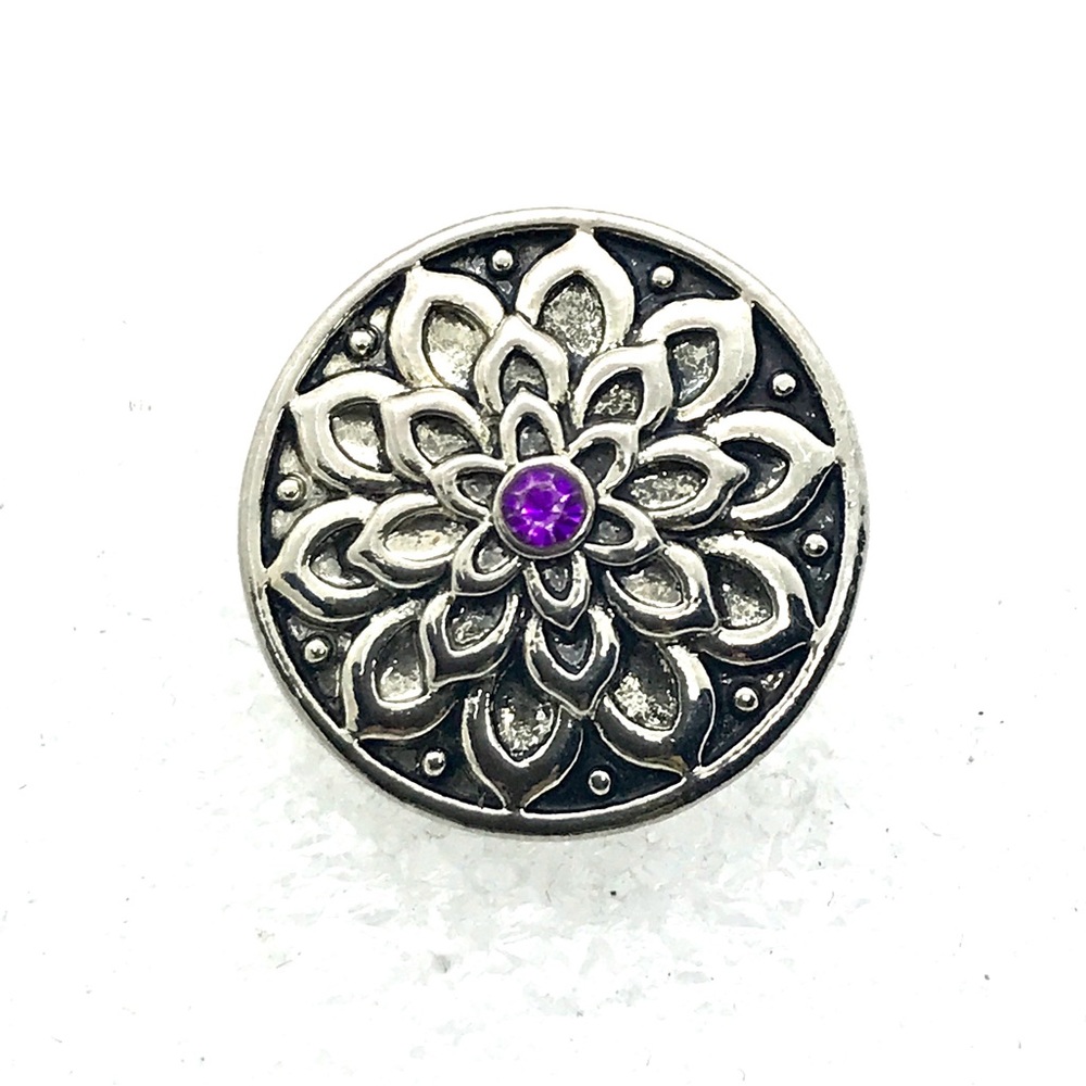 Flower snap button 20mm gingersnaps ASN20